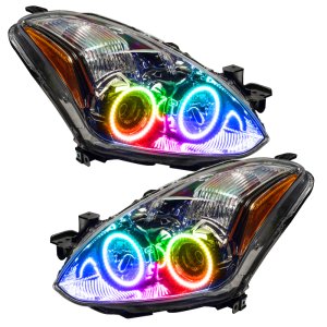 Nissan Altima Coupe Headlight Assemblies - ORACLE Lighting - ColorSHIFT SMD - `10-`12